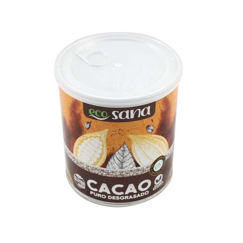 CACAO PURO DESGRASADO BIO 275GR ECOSANA