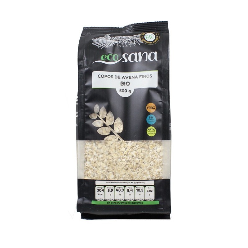 COPOS AVENA FINOS BIO 500GR ECOSANA