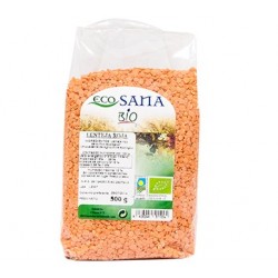 LENTEJA ROJA CORAL BIO 500GR ECOSANA