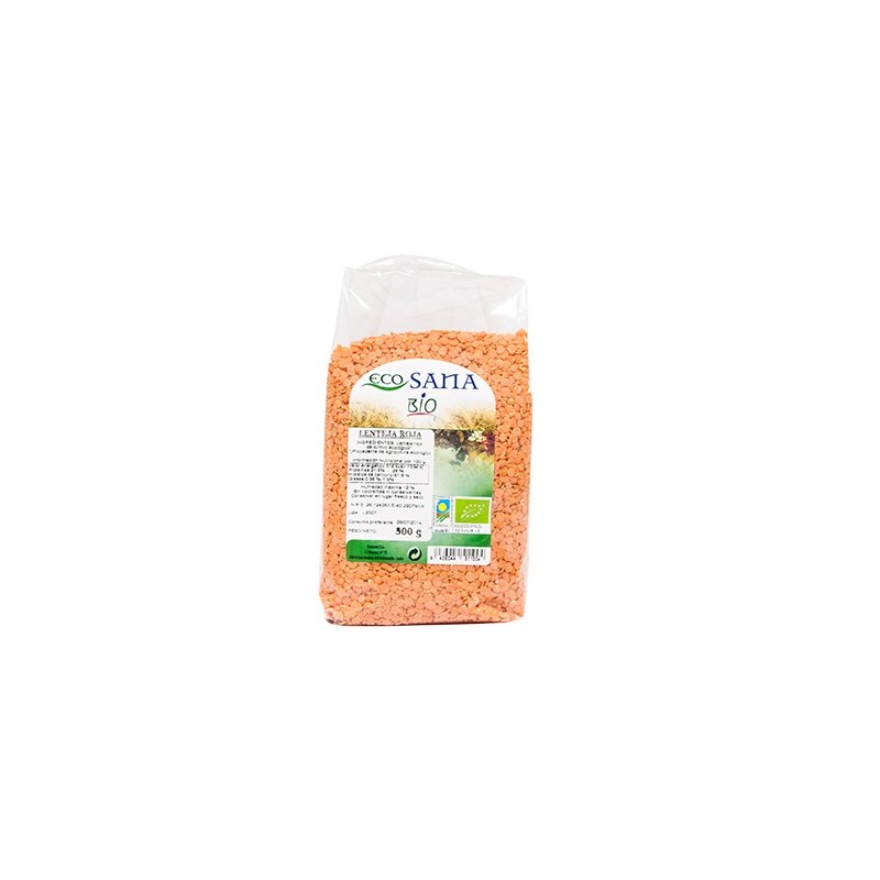 LENTEJA ROJA CORAL BIO 500GR ECOSANA