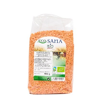 LENTEJA ROJA CORAL BIO 500GR ECOSANA