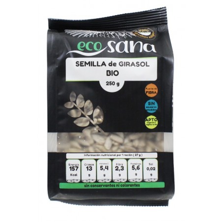 SEMILLA GIRASOL BIO 250GR ECOSANA