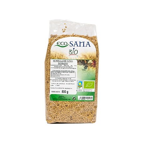 SEMILLA LINO DORADO BIO 500GR ECOSANA