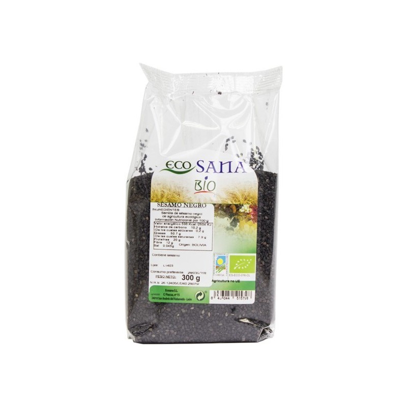 SESAMO NEGRO BIO 300GR ECOSANA