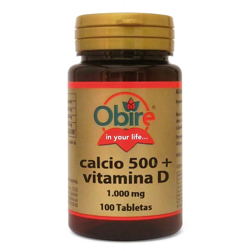 CALCIO 500 Y VIT D 1000MG 100COMP