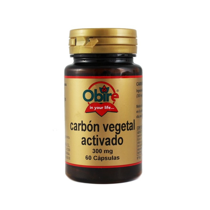 CARBON VEGETAL ACTIVADO 300MG  60CAPS