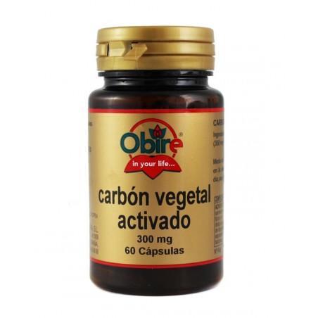 CARBON VEGETAL ACTIVADO 300MG  60CAPS
