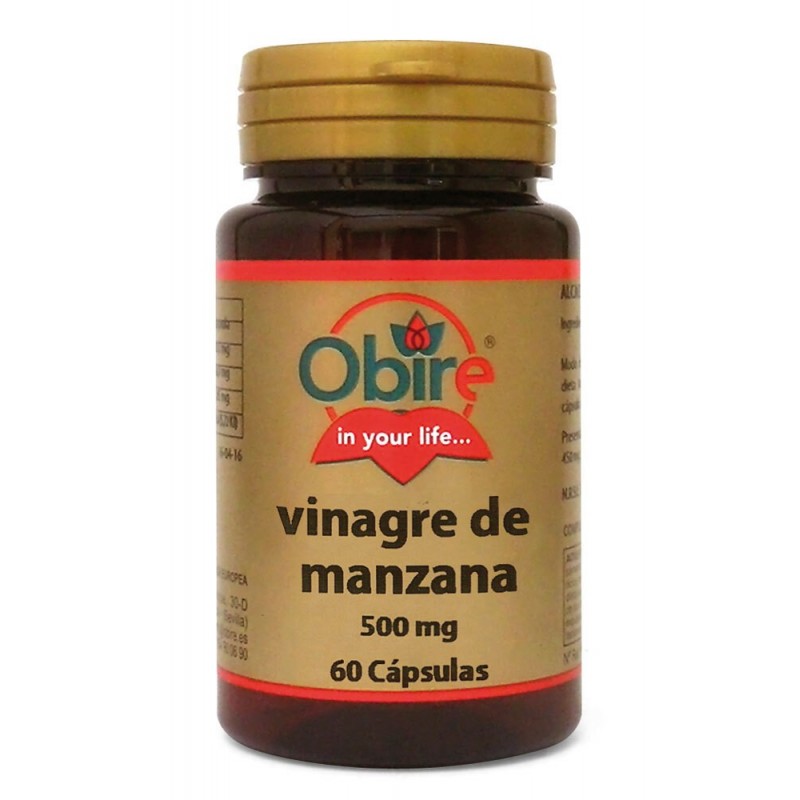 VINAGRE DE MANZANA 500MG 60CAPS