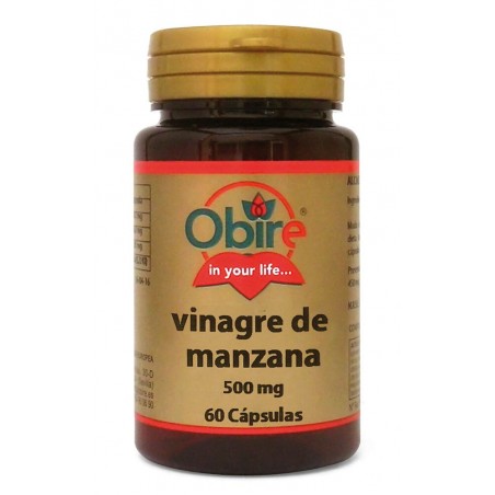 VINAGRE DE MANZANA 500MG 60CAPS