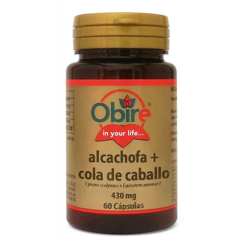 ALCACHOFA Y COLA CABALLO 430MG 60CAP