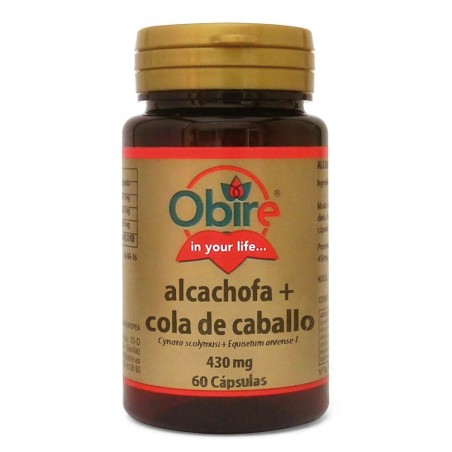 ALCACHOFA Y COLA CABALLO 430MG 60CAP