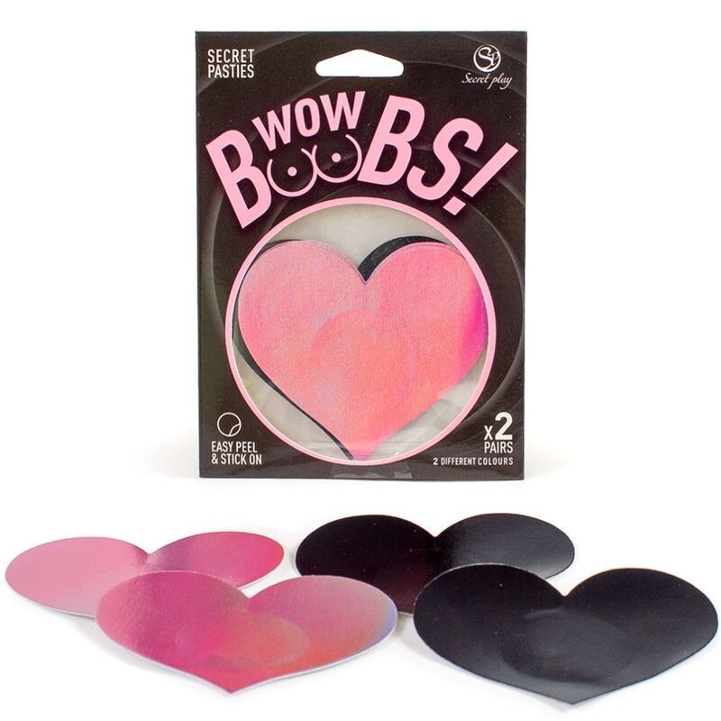 SECRET PLAY - WOW BOOBS CUBRE PEZONES CORAZÓN