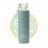 BOTELLA BBO AZUL BOROSILICATO CON SILICONA 550 ml.  IRISANA