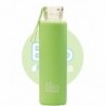 BOTELLA BBO VERDE BOROSILICATO CON SILICONA 550 ml.  IRISANA