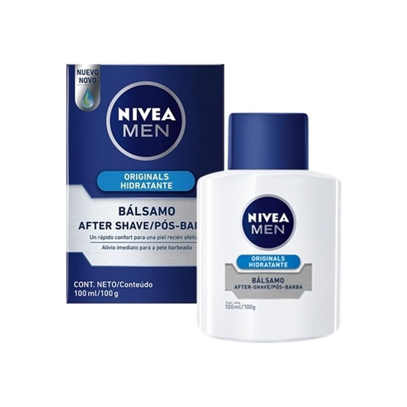 NIVEA MEN AFTER SHAVE BÁLSAMO SENSITIVE ACTIVE COMFORT FRASCO 100 ML