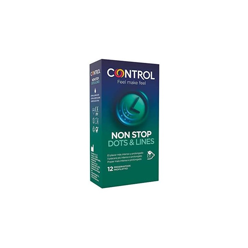 CONTROL PRESERVATIVOS NON SPOT PUNTO Y ESTRÍAS - 12UDS