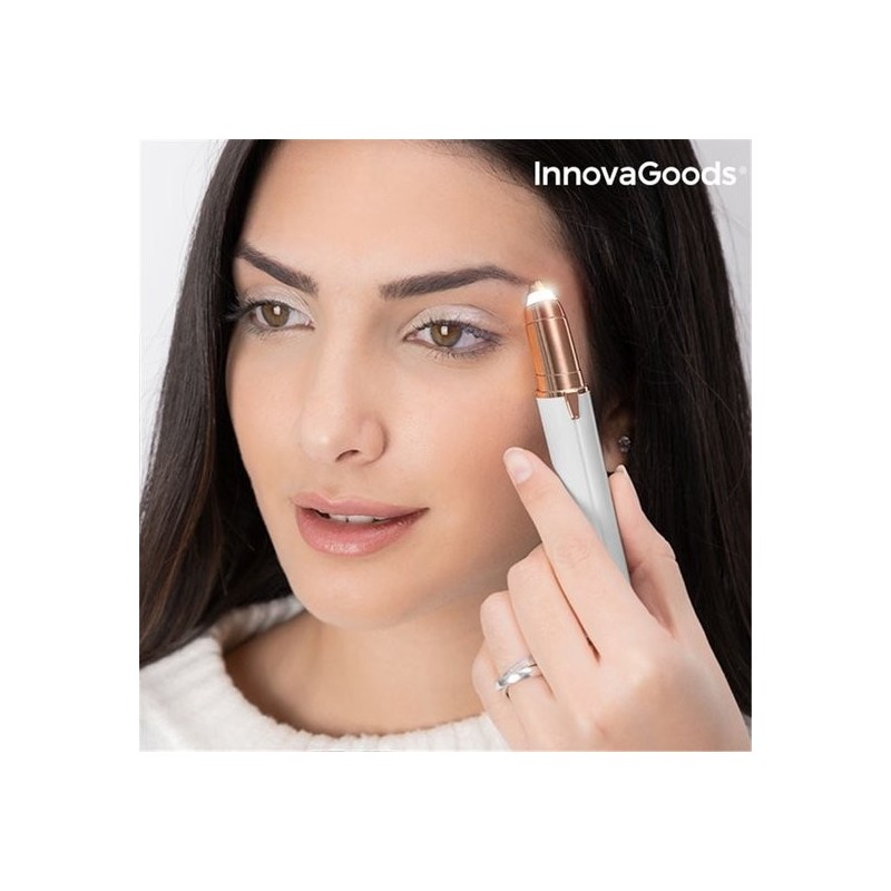 DEPILADORA DE PRECISIÓN CON LED PARA VELLO FACIAL