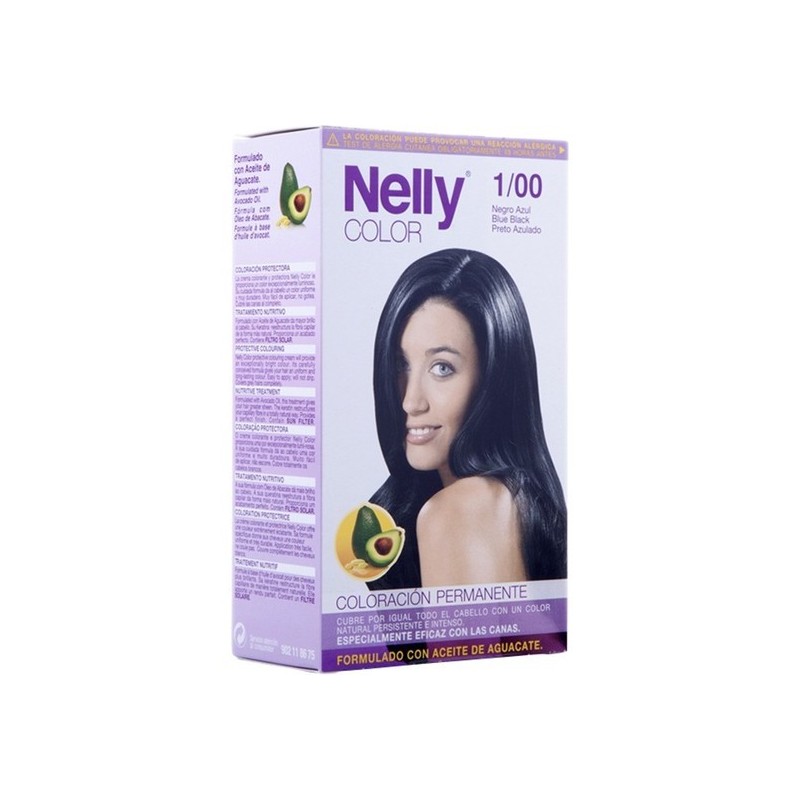 SET TINTE NELLY - 1/00 NEGRO AZUL