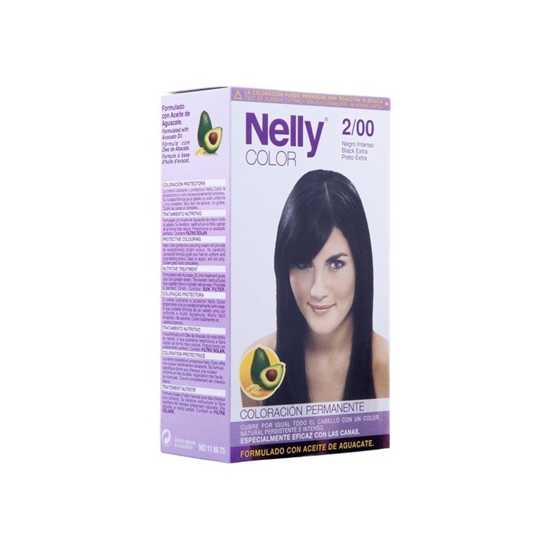 SET TINTE NELLY 2/00 NEGRO INTENSO