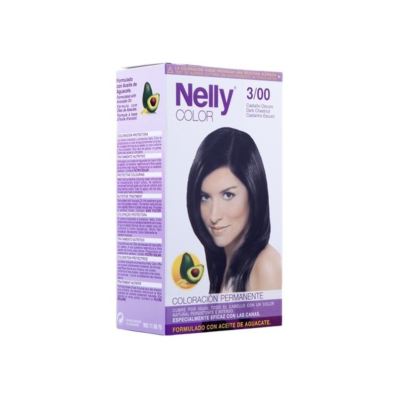 SET TINTE NELLY 3/00 CASTAÑO OSCURO