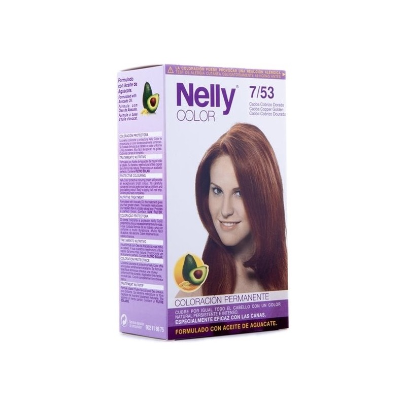 SET TINTE NELLY 7/53 COBRIZO DORADO