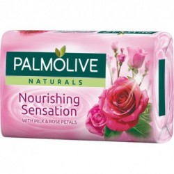 PALMOLIVE JABÓN 90GR LECHE Y PÉTALOS DE ROSA