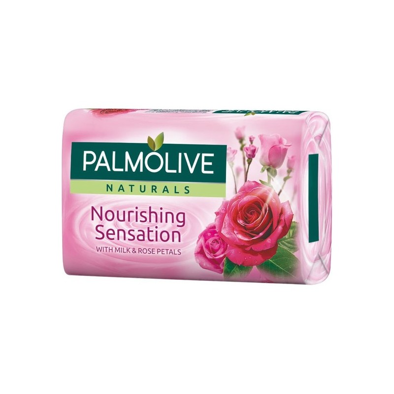 PALMOLIVE JABÓN 90GR LECHE Y PÉTALOS DE ROSA