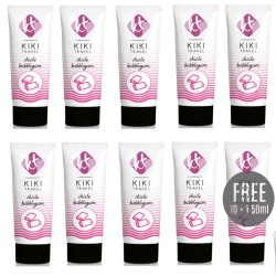 KIKÍ TRAVEL - LUBRICANTE SABOR A CHICLE 50ML 10 1 GRATIS