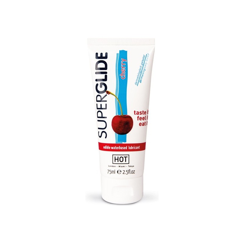 HOT SUPERGLIDE LUBRICANTE COMESTIBLE CEREZA