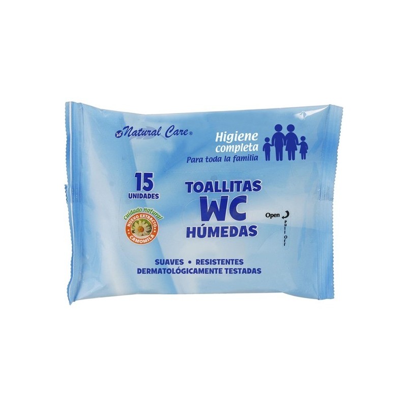 TOALLITAS WC 15 UDS NATURAL CARE