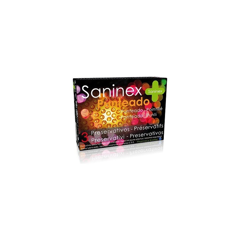 SANINEX PRESERVATIVOS PUNTEADO 3UDS