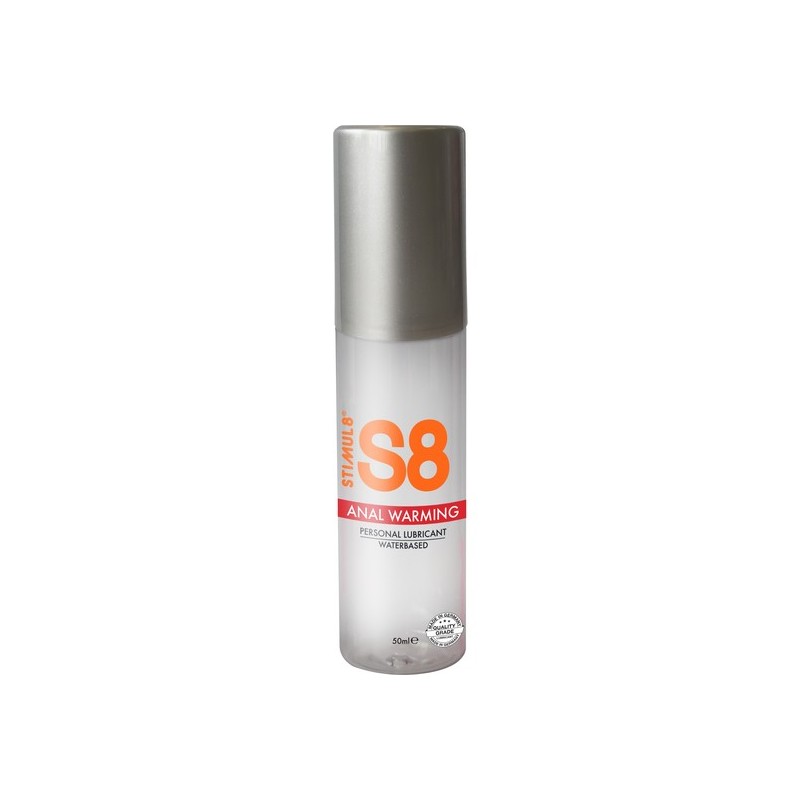 S8 LUBRICANTE ANAL BASE DE AGUA EFECTO CALOR 50ML