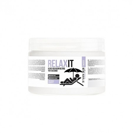 RELAX IT - NUMB YOUR BUM BEFORE YOU SUCCUMB - LUBRICANTE BASE AGUA 500ML