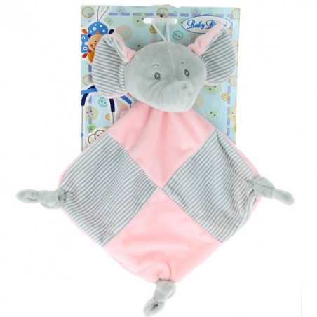 DOU DOU ELFANTE ROSA 30X30CM