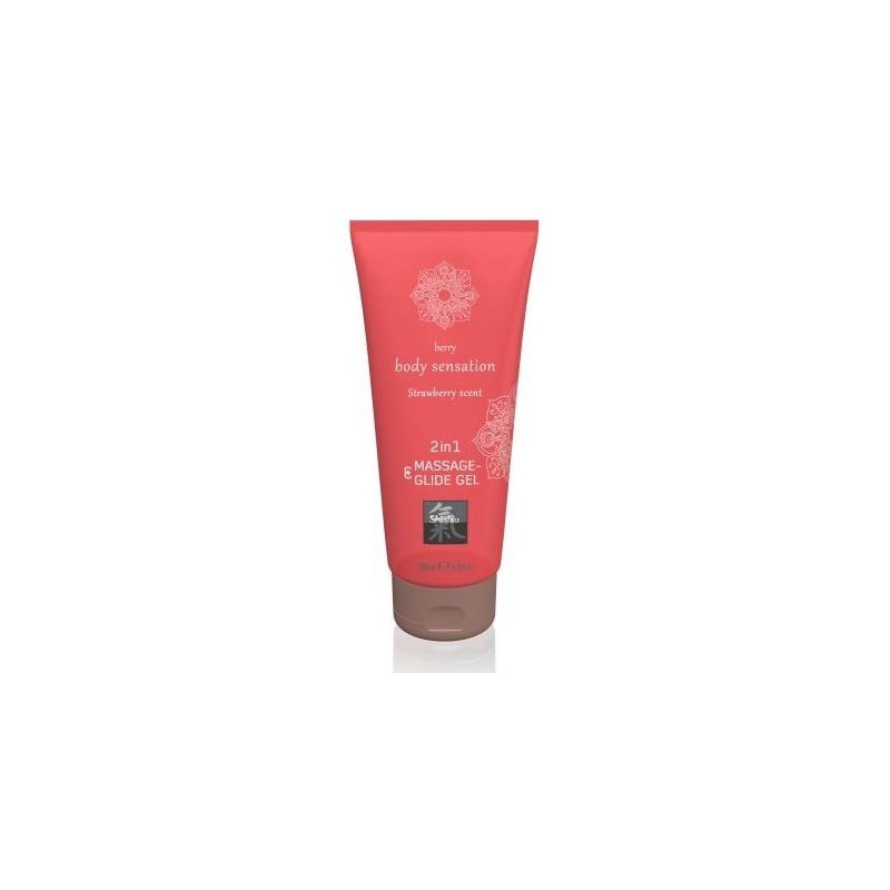 SHIATSU GEL ESTIMULANTE 2 EN 1 FRESA 200ML