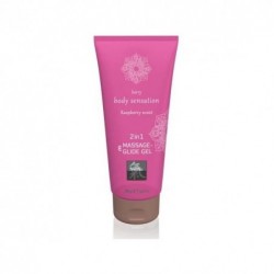 SHIATSU GEL ESTIMULANTE 2 EN 1 FRAMBUESA 200ML