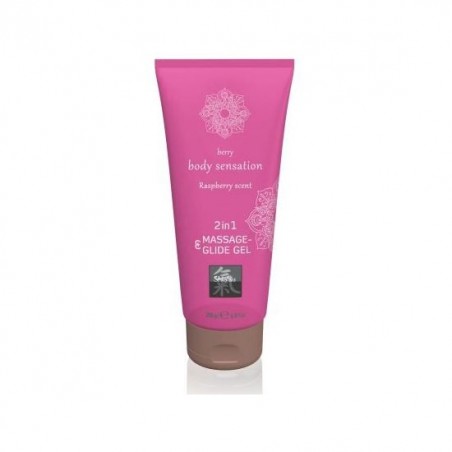 SHIATSU GEL ESTIMULANTE 2 EN 1 FRAMBUESA 200ML