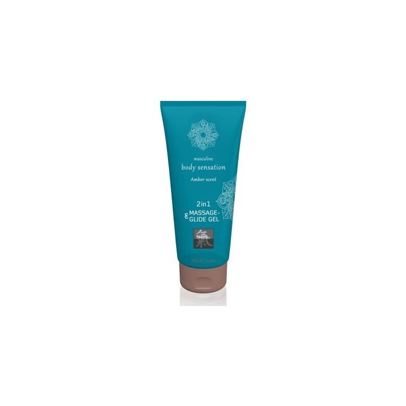 SHIATSU GEL ESTIMULANTE 2 EN 1 ÁMBAR 200ML