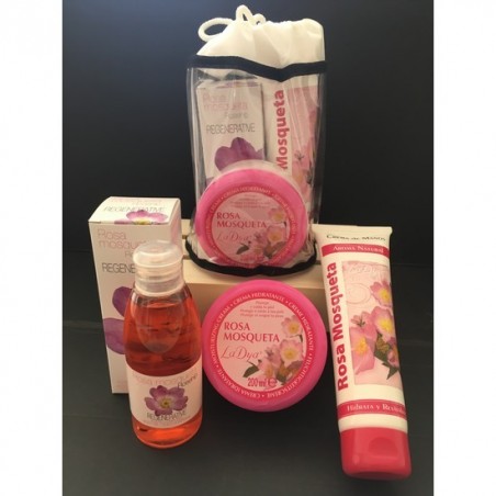 SET COSMÉTICA ROSA MOSQUETA