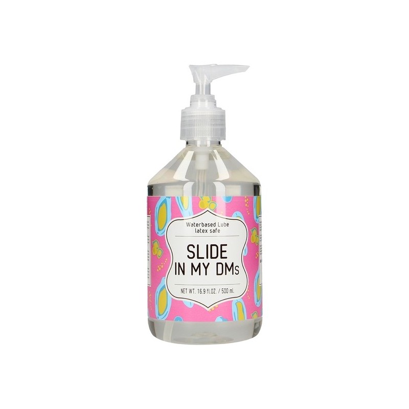LUBRICANTE BASE DE AGUA - SLIDE IN MY DMS - 500 ML
