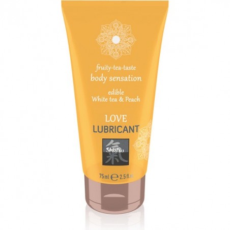 LOVE LUBRICANTE COMESTIBLE TÉ BLANCO Y MELOCOTÓN 75ML