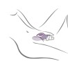 ROCKS- OFF - GLO- GIRL VIBRADOR RABBIT MORADO