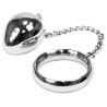 METAL HARD - COCK RING 40MM CADENA CON BOLA METAL