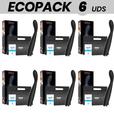 ECOPACK 6 UDS - IBIZA POTENTE VIBRADOR FLEXIBLE ESPECIAL PUNTO G