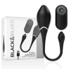 BLACKandSILVER - JENELL HUEVO VIBRADOR RECARGABLE