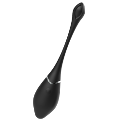 BLACKandSILVER - JENELL HUEVO VIBRADOR RECARGABLE