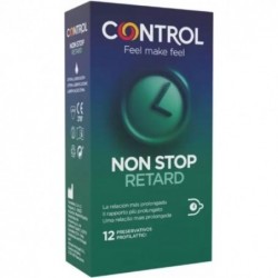 CONTROL PRESERVATIVOS NON STOP RETARD 12UDS
