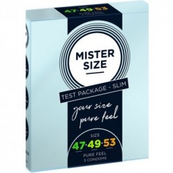 MISTER SIZE - SENSACION PURA - 47, 49, 53 MM 3 PACK - TESTER
