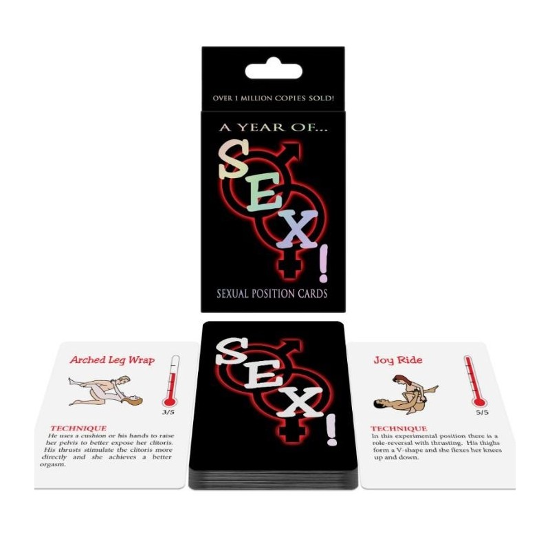KHEPER GAMES - JUEGO DE CARTAS POSTURAS SEXUALES UN AÑO DE...SEXO EN