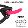 DELTA CLUB - TOYS ARNES DILDO ROSA SILICONA MEDICA 17 CM -O- 3 CM